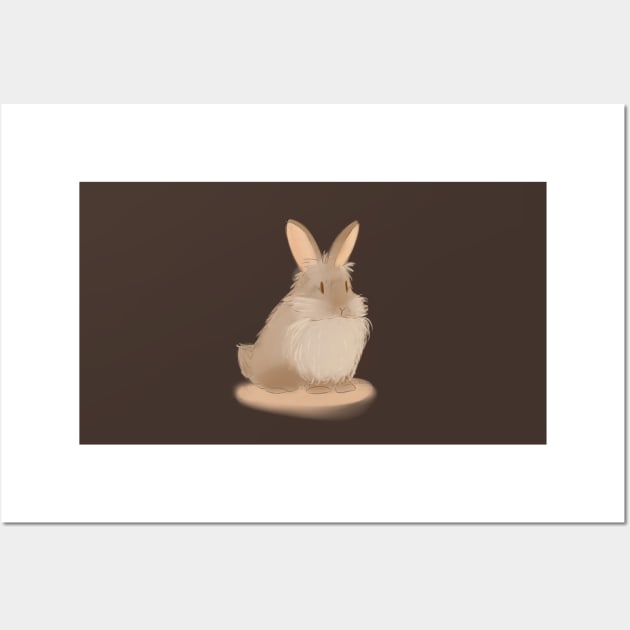 Lionhead Bunny Wall Art by ellenent